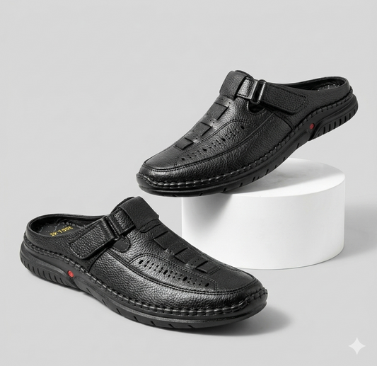 Premium Half Sacchi Shoes-[SH-60]-Black